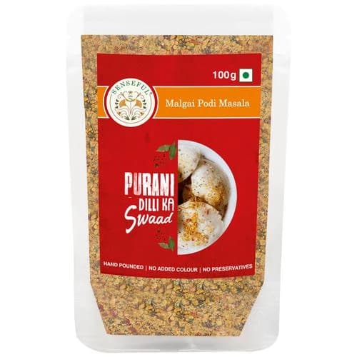 100 G Pouch Senseful Malgai Podi Masala Hand Pounded ShopIndianProductsa