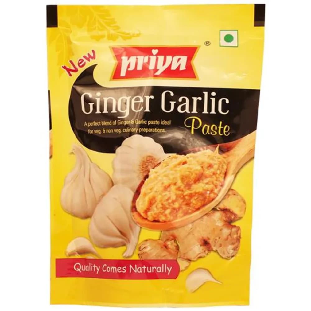 100 G Priya Ginger Garlic Paste ShopIndianProductsa