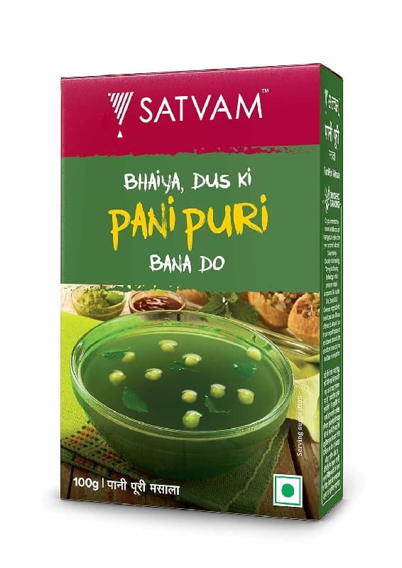 100 G Satvam Panipuri Masala ShopIndianProductsa