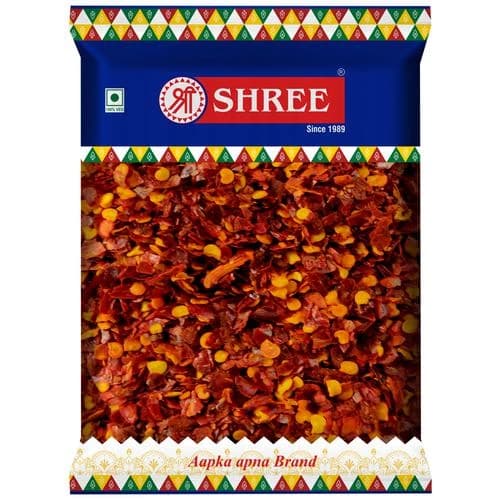 100 G Shree Chilly Flakes 100Percent Natural Pure ShopIndianProductsa