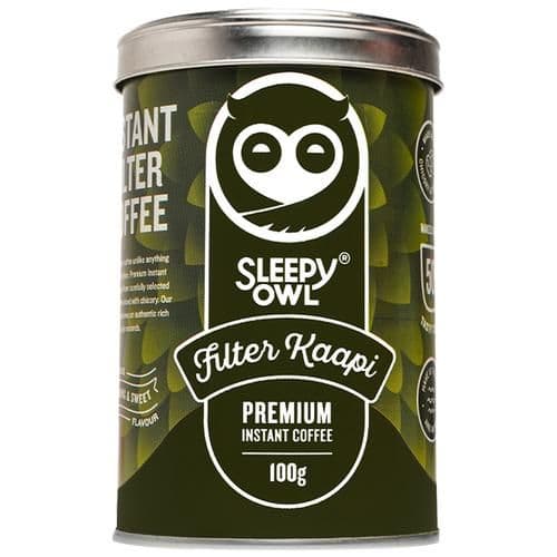 100 G Sleepy Owl Premium Instant Filter Coffee With Chicory ShopIndianProductsa