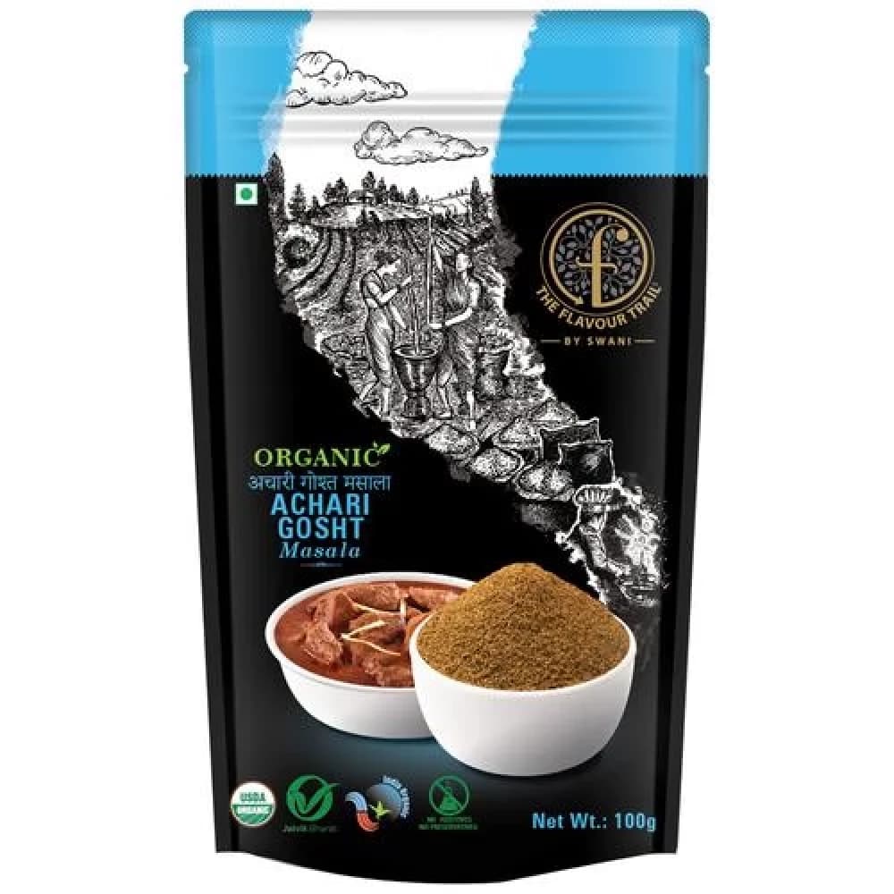 100 G The Flavour Trail By Swani Achari Gosht Masala No Additives Preservatives ShopIndianProductsa