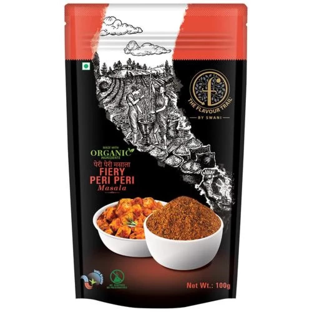 100 G The Flavour Trail By Swani Fiery Peri Peri Masala No Additives Preservatives ShopIndianProductsa