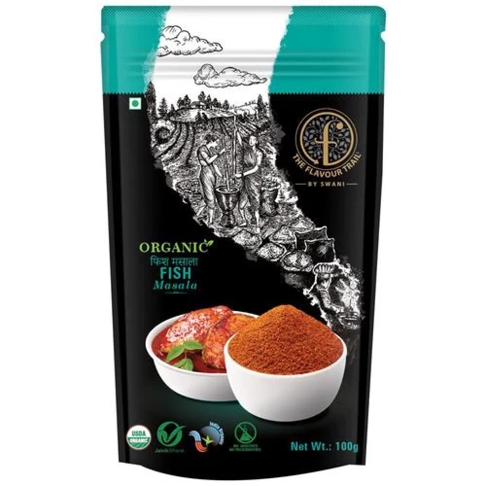 100 G The Flavour Trail By Swani Fish Masala No Additives Preservatives ShopIndianProductsa