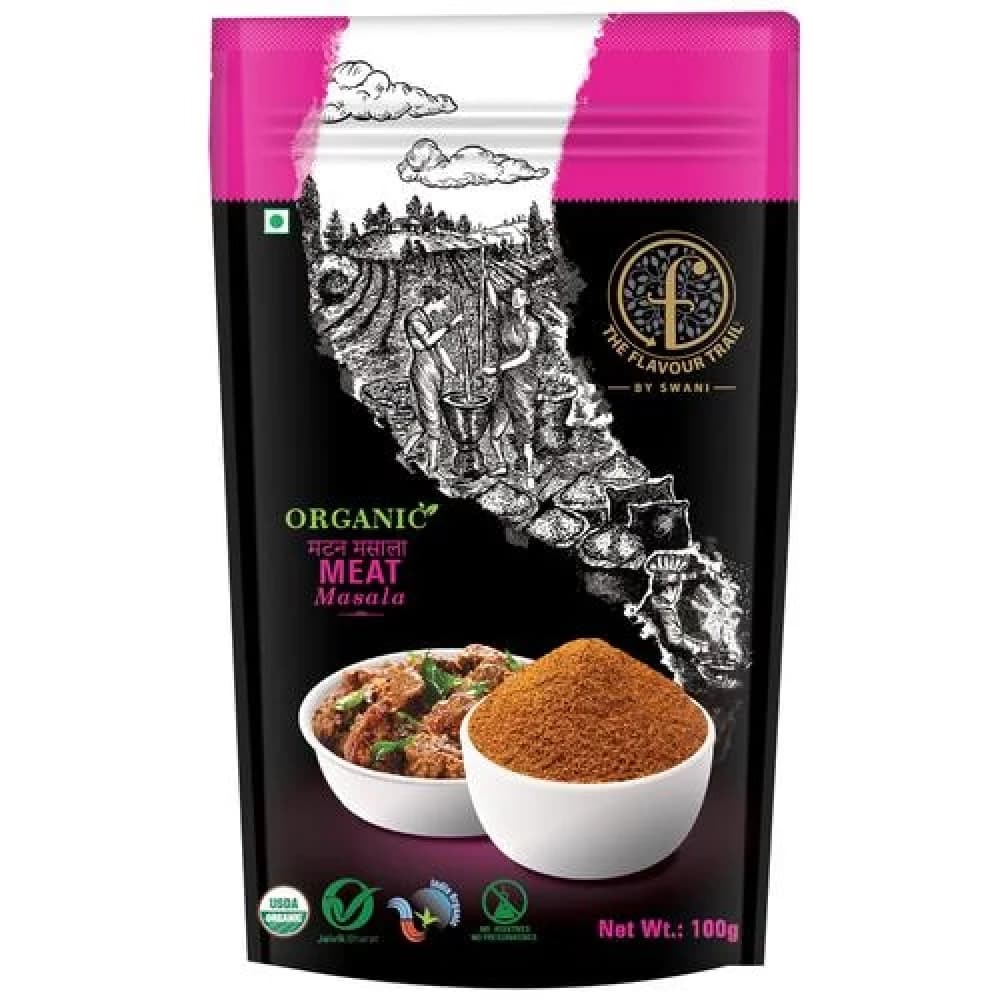 100 G The Flavour Trail By Swani Meat Masala No Additives Preservatives ShopIndianProductsa