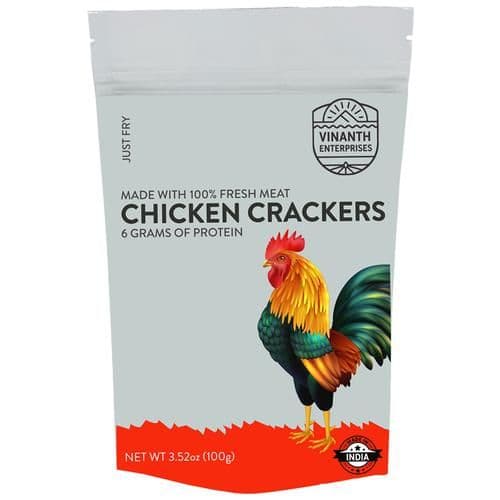 100 G Vinanth Chicken Crackers ShopIndianProductsa