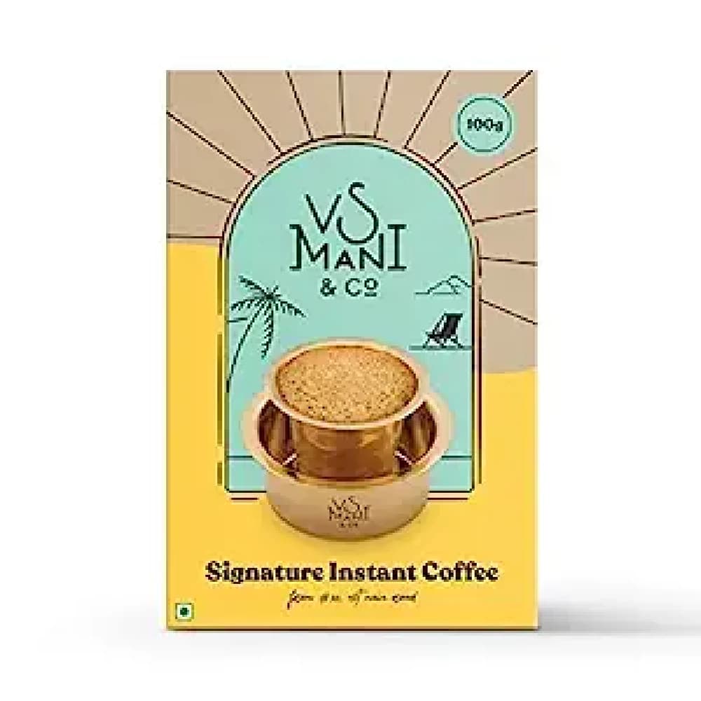 100 G Vs Mani Co Signature Instant Coffee ShopIndianProductsa