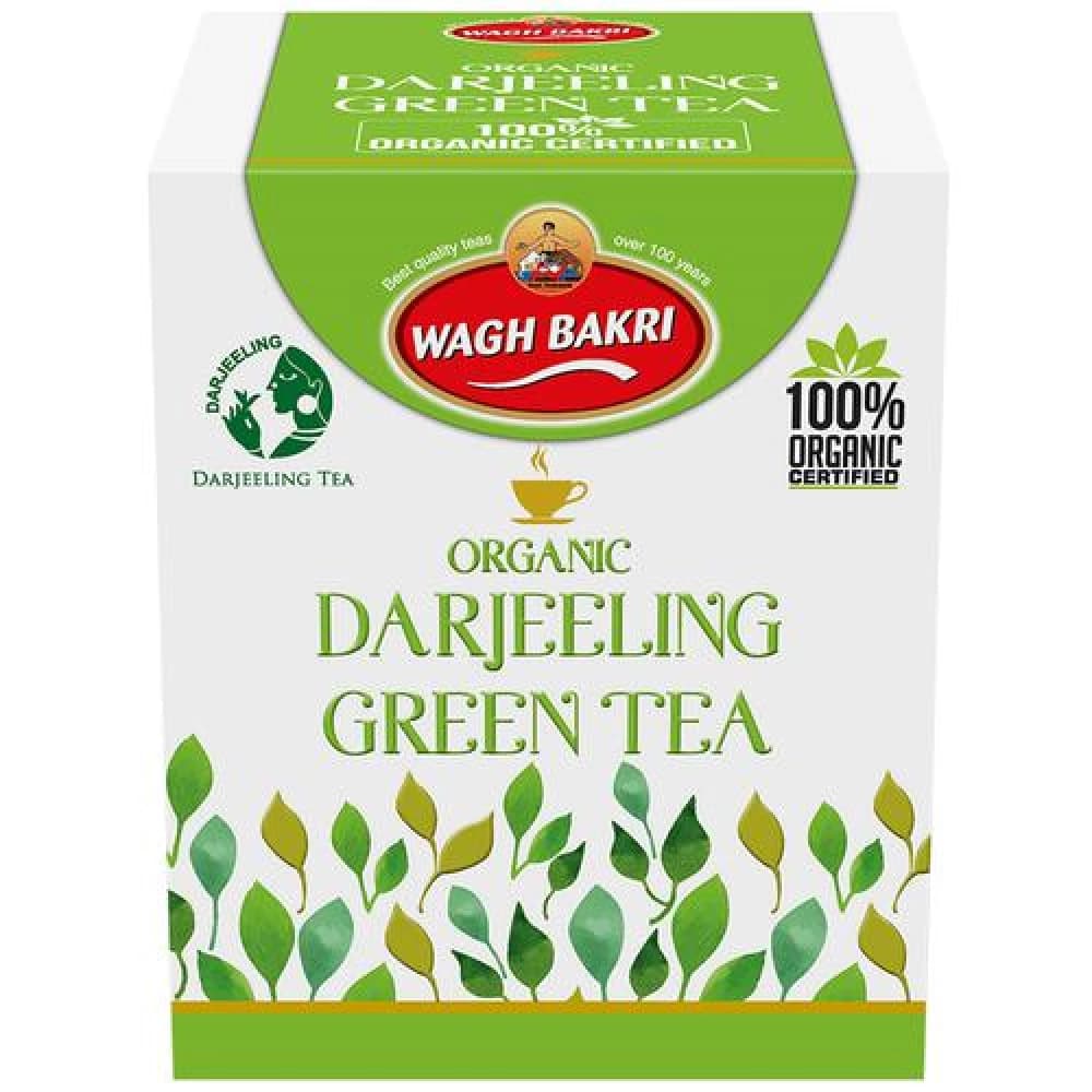 100 G Wagh Bakri Organic Darjeeling Green Tea ShopIndianProductsa