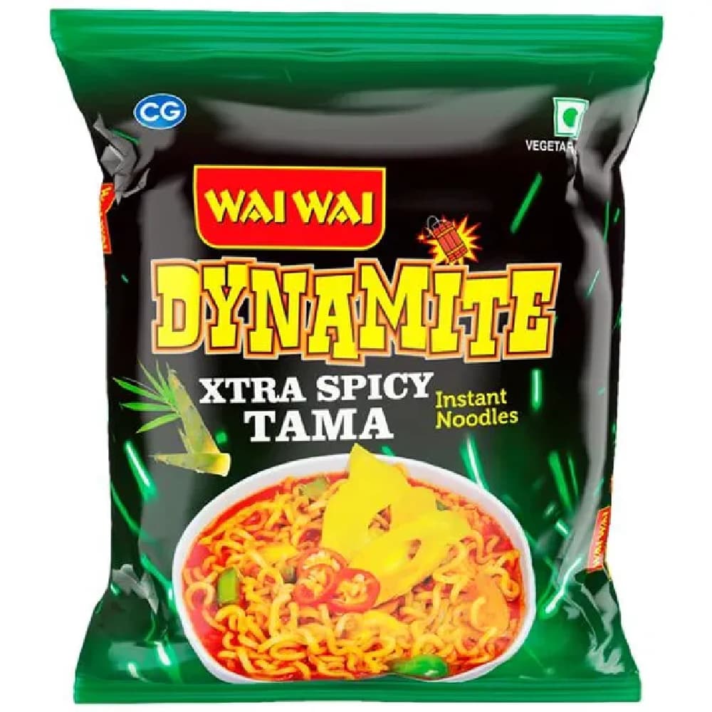 100 G Wai Wai Dynamite Xtra Spicy Tama Instant Noodles Super Delicious ShopIndianProductsa
