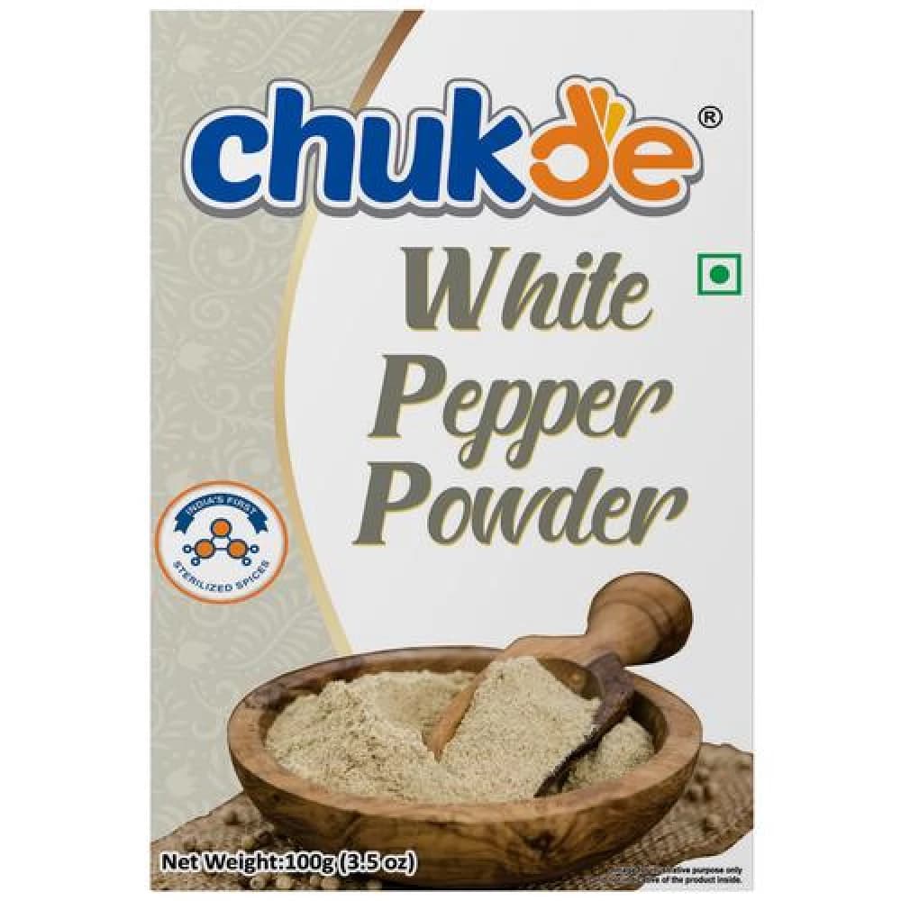 100G Chukde White Pepper Powder ShopIndianProductsa