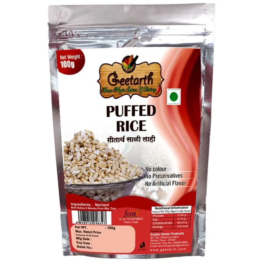 Geetarth Roasted Rice Puff — 100 g