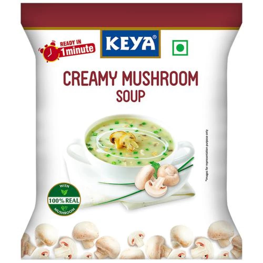 11 G Pouch Keya Instant Soup Creamy Mushroom ShopIndianProductsa