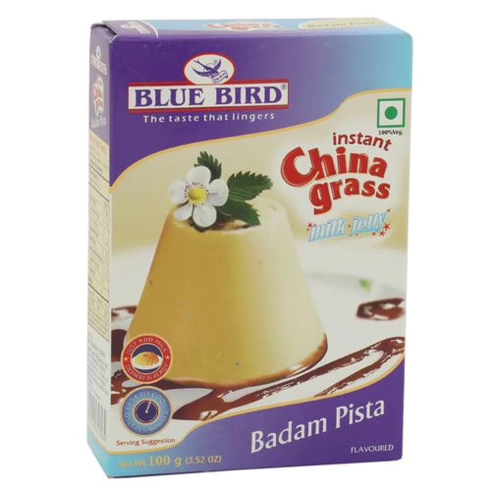 110 G Box Blue Bird Instant China Grass Badam Pista ShopIndianProductsa