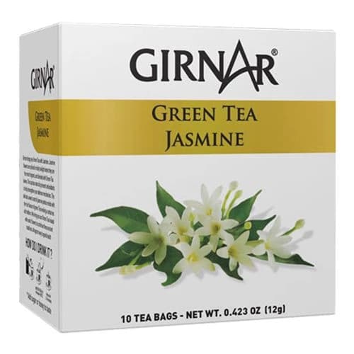 12 G 10 Bags X 12 G Each Girnar Green Tea Jasmine ShopIndianProductsa