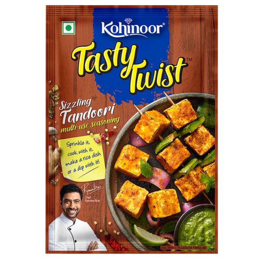 12 G Kohinoor Tasty Twist Sizzling Tandoori Multi Use Seasoning ShopIndianProductsa