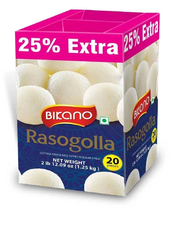 Bikano Rasogolla — 1.25 Kg