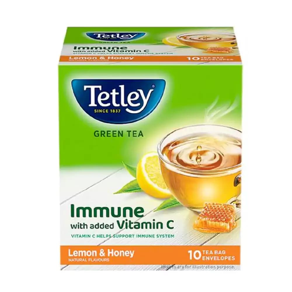 14 G Tetley Green Tea Lemon Honey ShopIndianProductsa