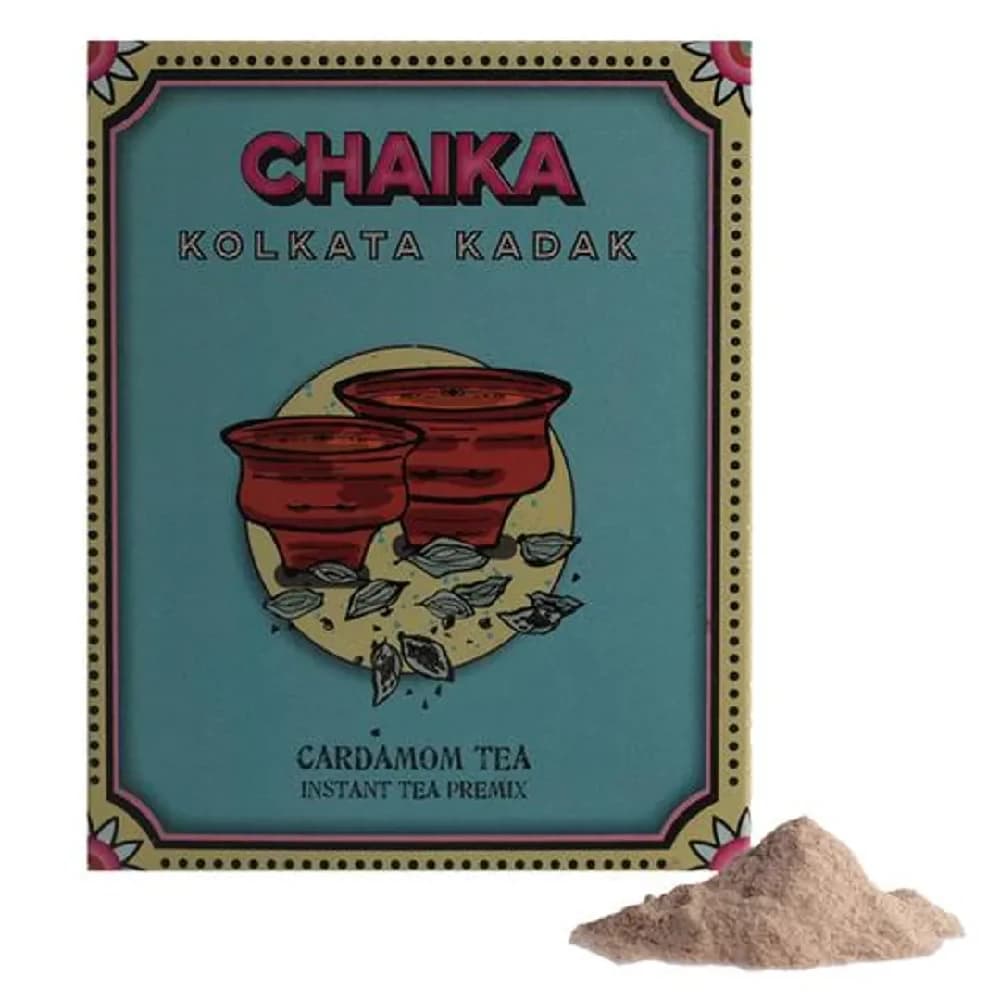 140 G 10 Sachets X 14 G Each Chaika Kolkata Kadak Instant Tea Premix Cardamom ShopIndianProductsa