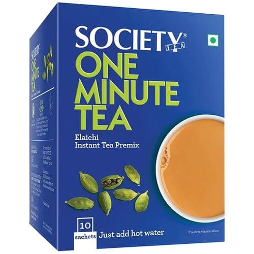 140 G Sachets Society One Minute Instant Tea Premix Elaichi ShopIndianProductsa