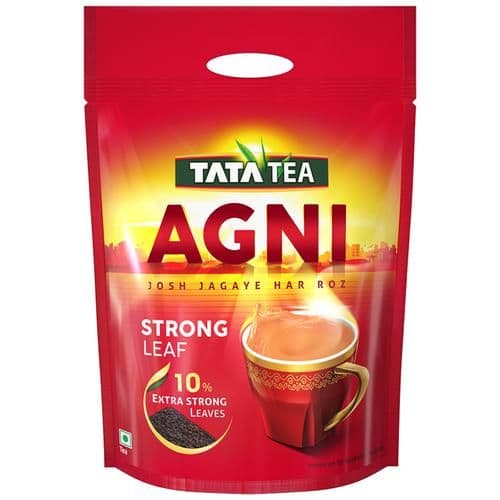 15 Kg Pouch Tata Tea Agni 10Percent Extra Strong Leaves Special Blend Black Tea ShopIndianProductsa