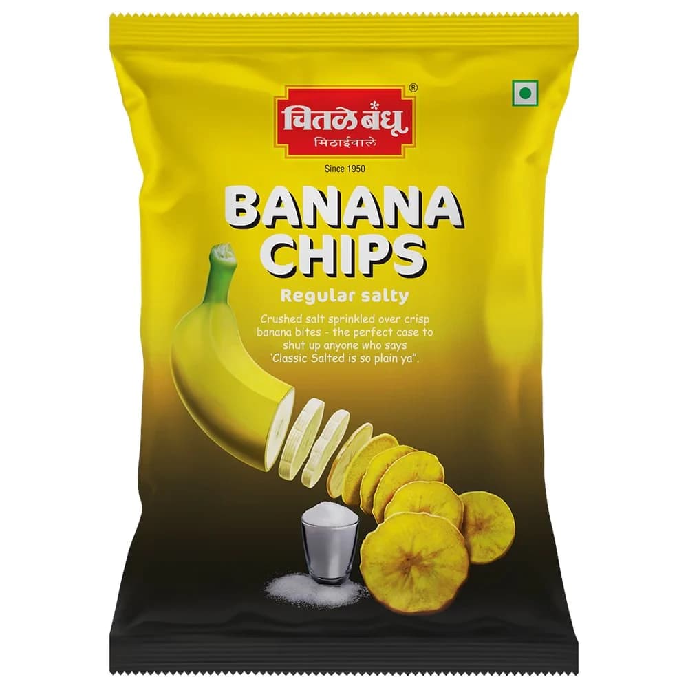 Chitale Bandhu Banana Chips Regular Salty — 150 g