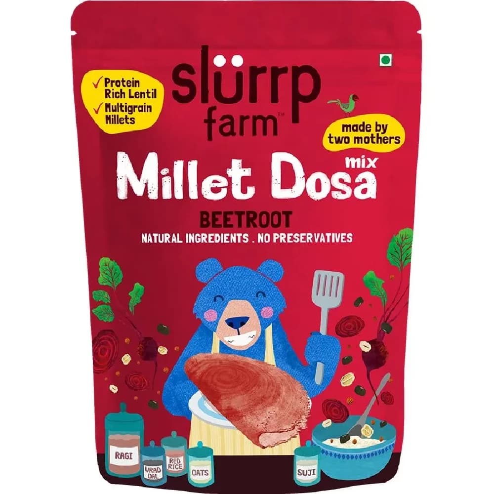 150 G Slurrp Farm Millet Dosa Mix Supergrains Beetroot ShopIndianProductsa