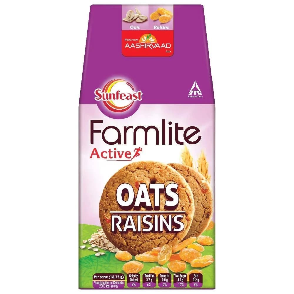 150 G Sunfeast Farmlite Active Oats And Raisins ShopIndianProductsa