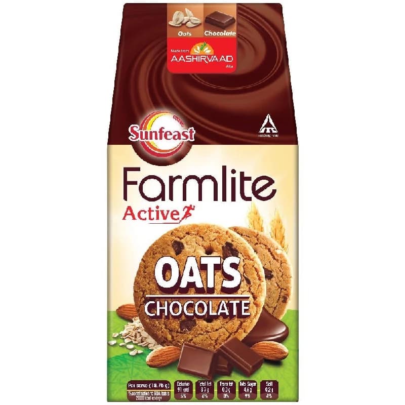 150 G Sunfeast Farmlite Oats With Chocolate Cookies ShopIndianProductsa