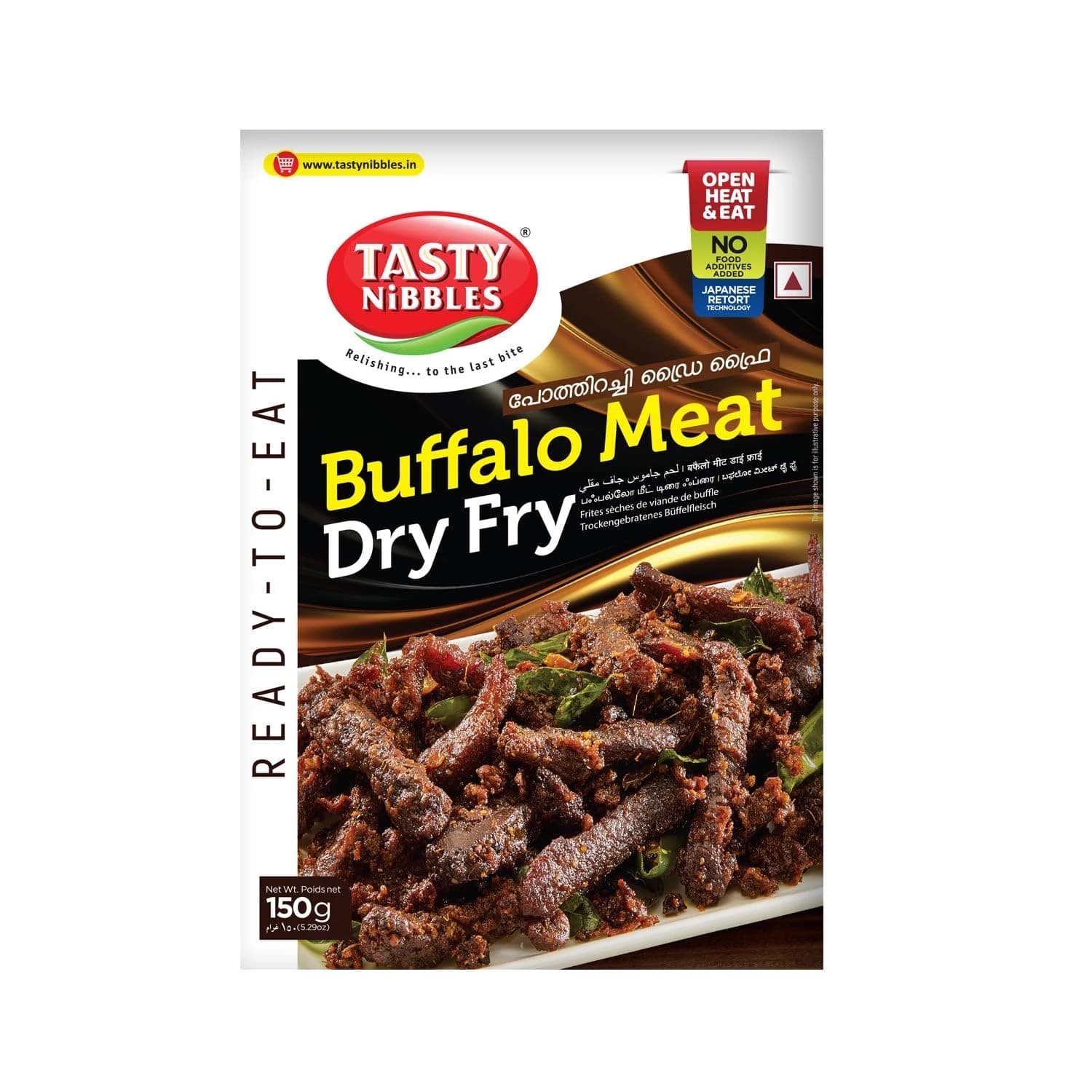 150 G Tasty Nibbles Ready To Eat Buffalo Meat Dry Fry ShopIndianProductsa