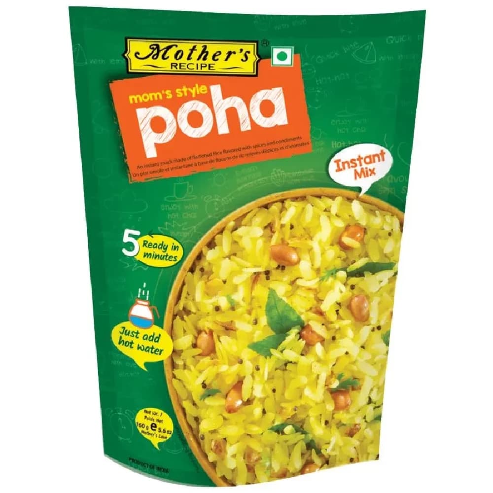 160 G Pouch Motherss Recipe Poha Instant Mix ShopIndianProductsa