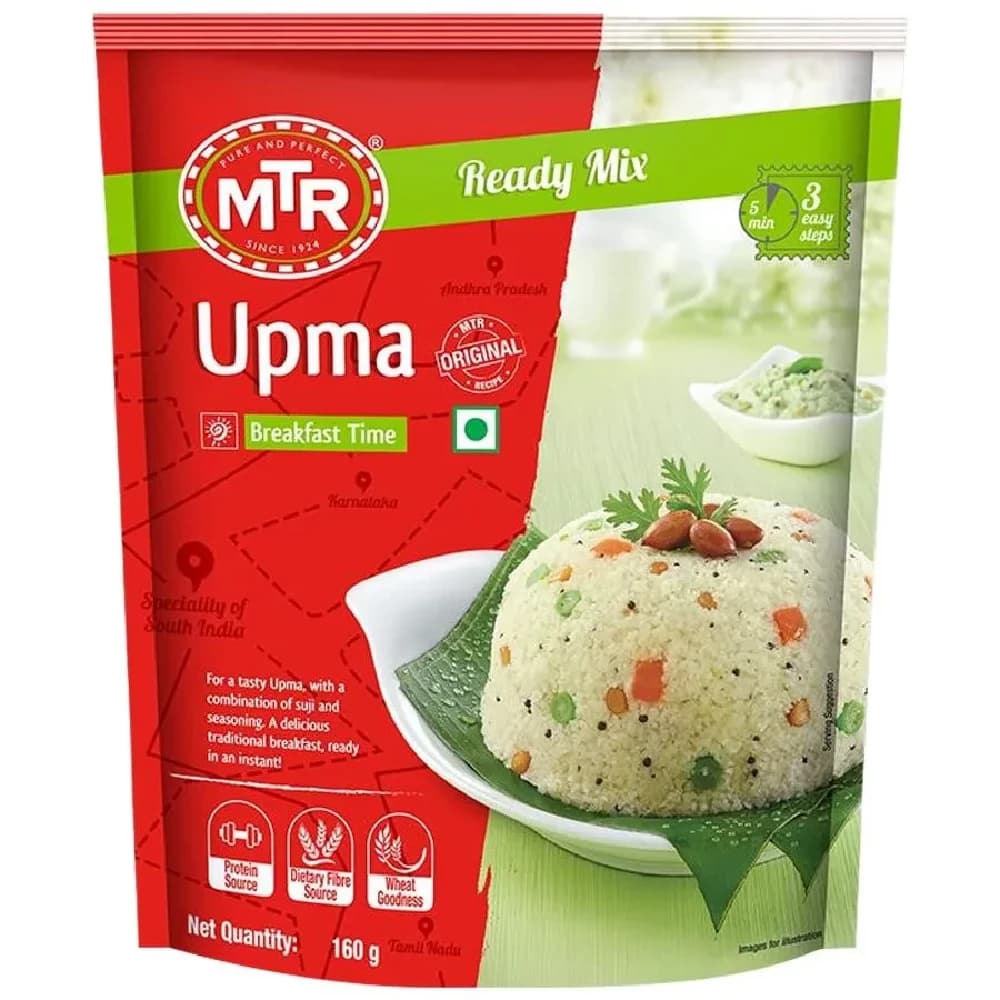 160 G Pouch Mtr Breakfast Mix Upma ShopIndianProductsa
