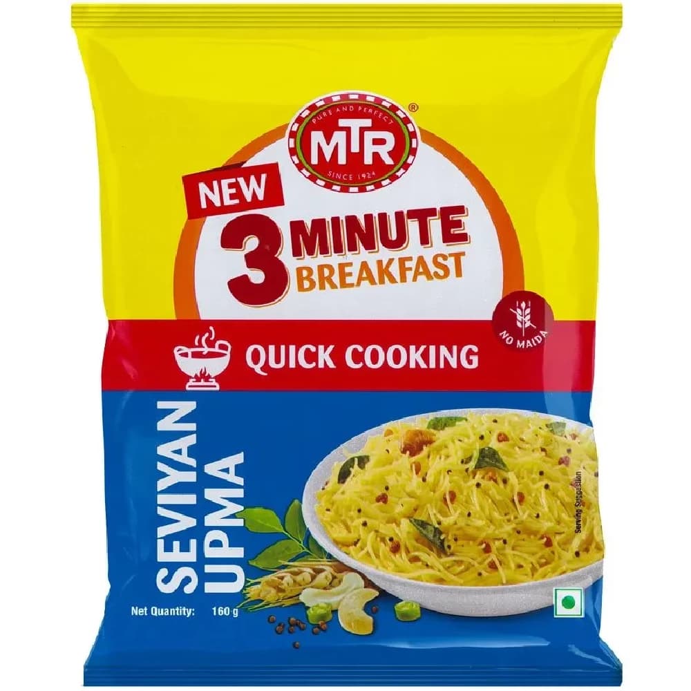 160G Mtr 3 Minute Breakfast Seviyan Upma ShopIndianProductsa