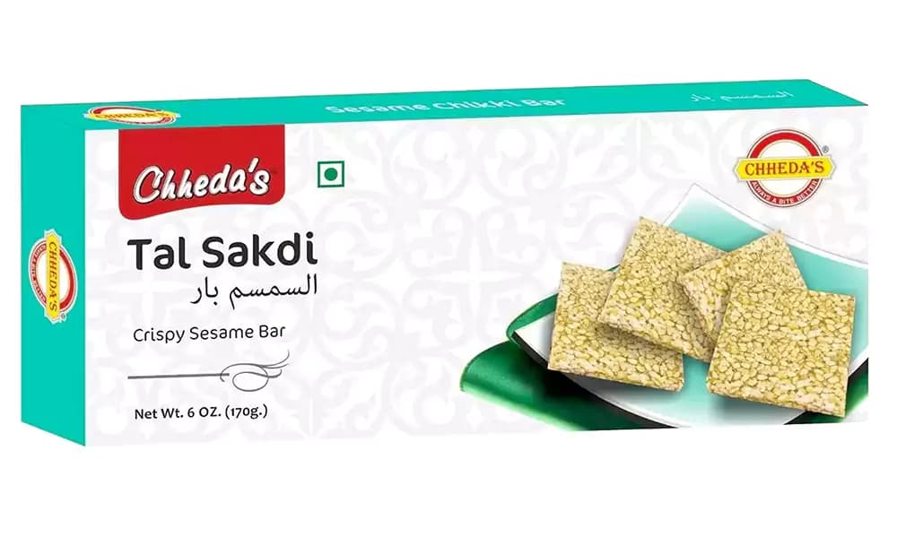 Chhedas Til Sakdi Crispy Sesame Bar — 170 g