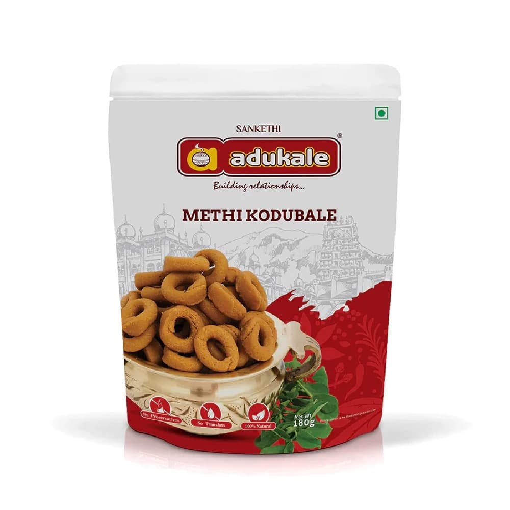 Adukale Methi Kodubale — 180 g