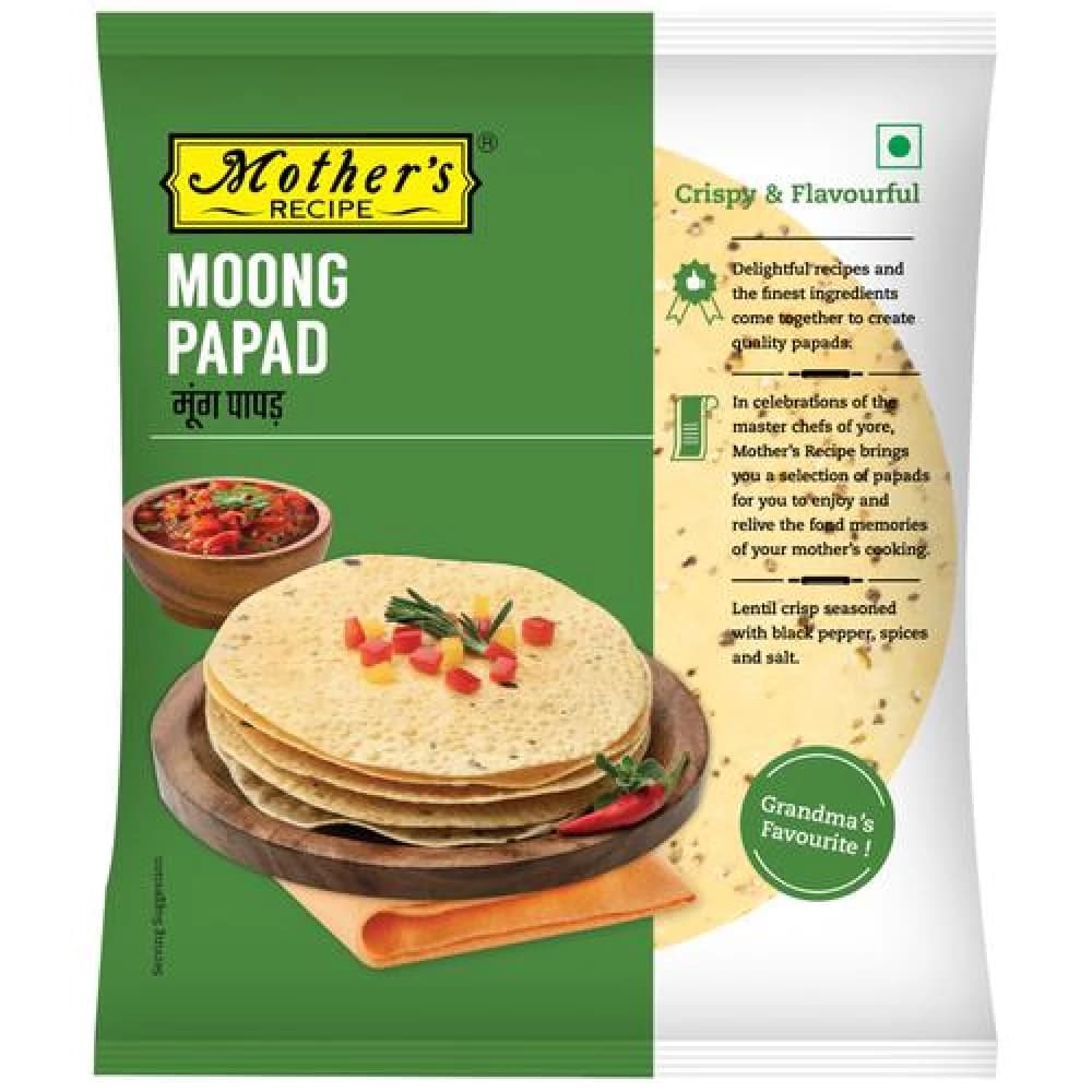 180 G Motherss Recipe Papad Moong ShopIndianProductsa