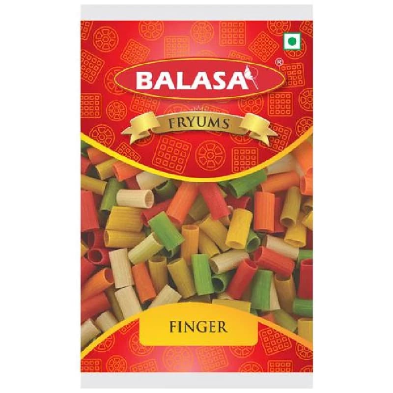 180 G Pp Balasa Coloured Finger Fryums Crispy ShopIndianProductsa