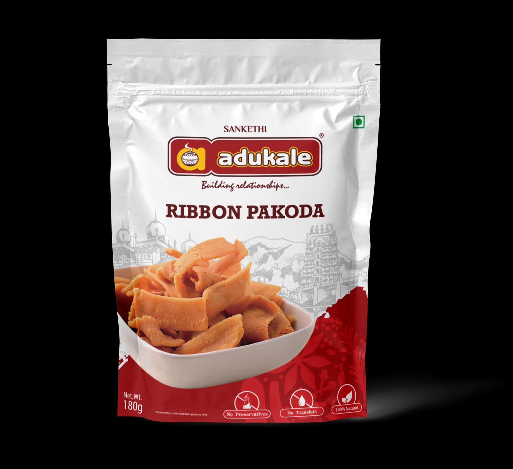 Adukale Ribbon Pakoda — 180 g