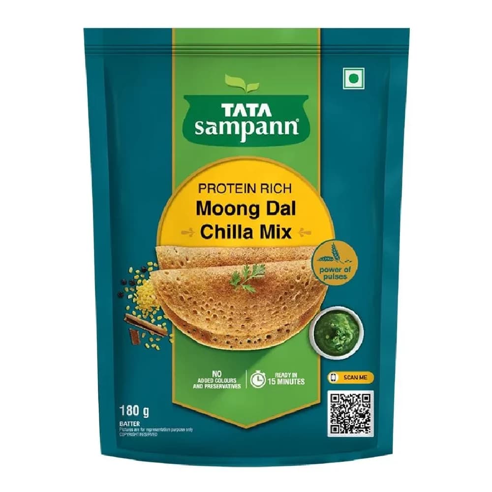 180 G Tata Sampann Chilla Mix Moong Dal Hesaru Bele ShopIndianProductsa
