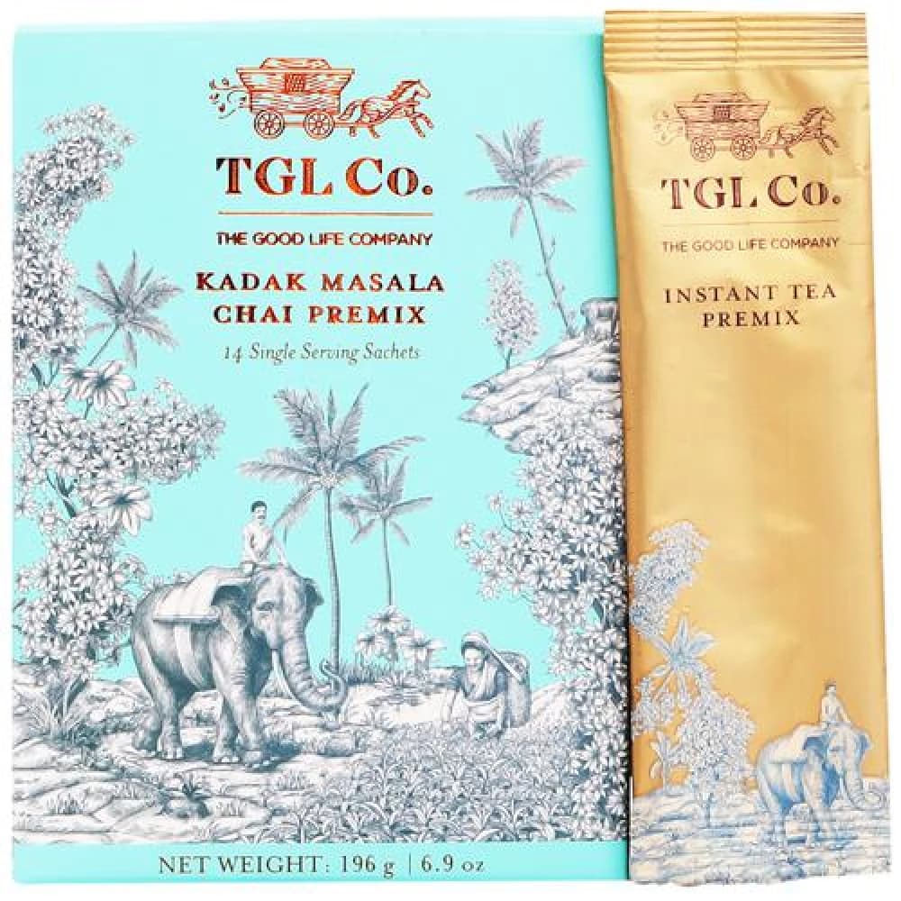 196 G 14 Sachets X 14 G Each Tgl Co Kadak Masala Chai Instant Tea Premix Tea ShopIndianProductsa