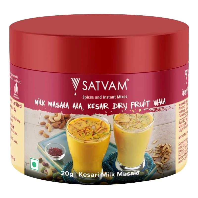 20 G Satvam Kesari Milk Masala ShopIndianProductsa