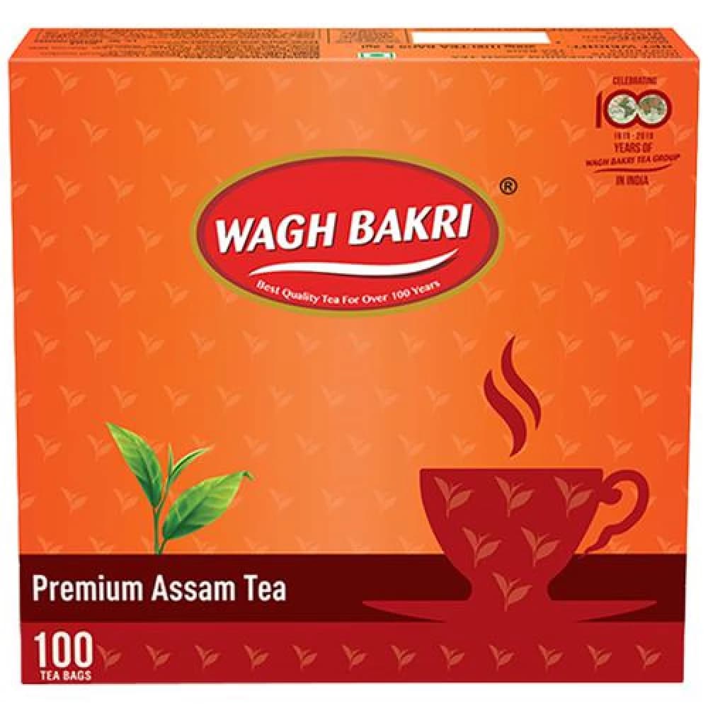 200 G 100 Bags X 2 G Each Wagh Bakri Premium Assam Tea ShopIndianProductsa