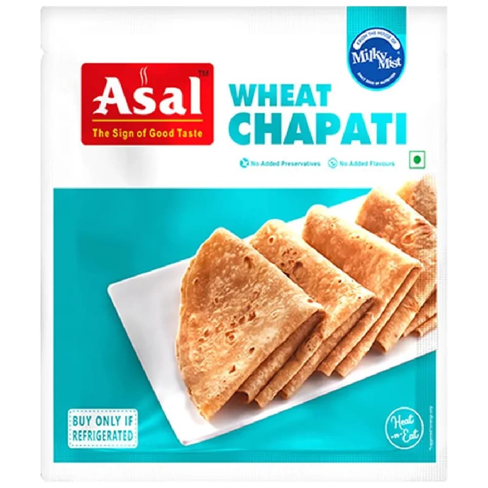 200 G Asal Wheat Chapathi Soft Tasty Highly Nutritious Just Heat ShopIndianProductsa