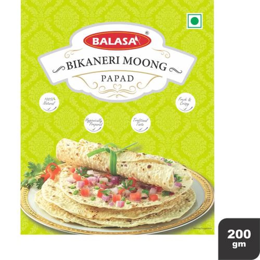 200 G Balasa Bikaneri Moongh Papad Big ShopIndianProductsa