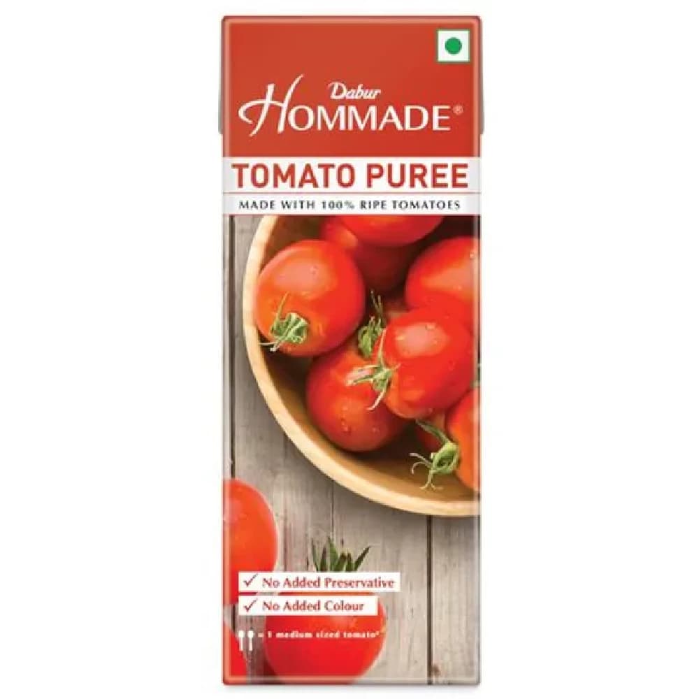 200 G Dabur Hommade Tomato Puree From 100Percent Ripe Tomatoes No Added Preservatives ShopIndianProductsa