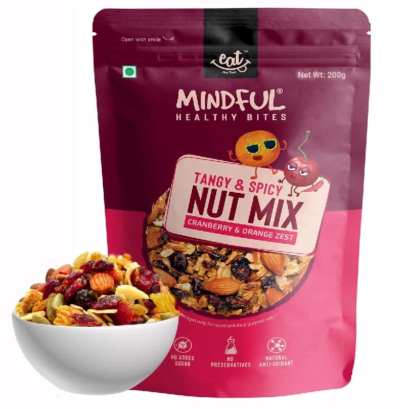 Eat Anytime Cranberry and Orange Zest Trail Mix — 200 g