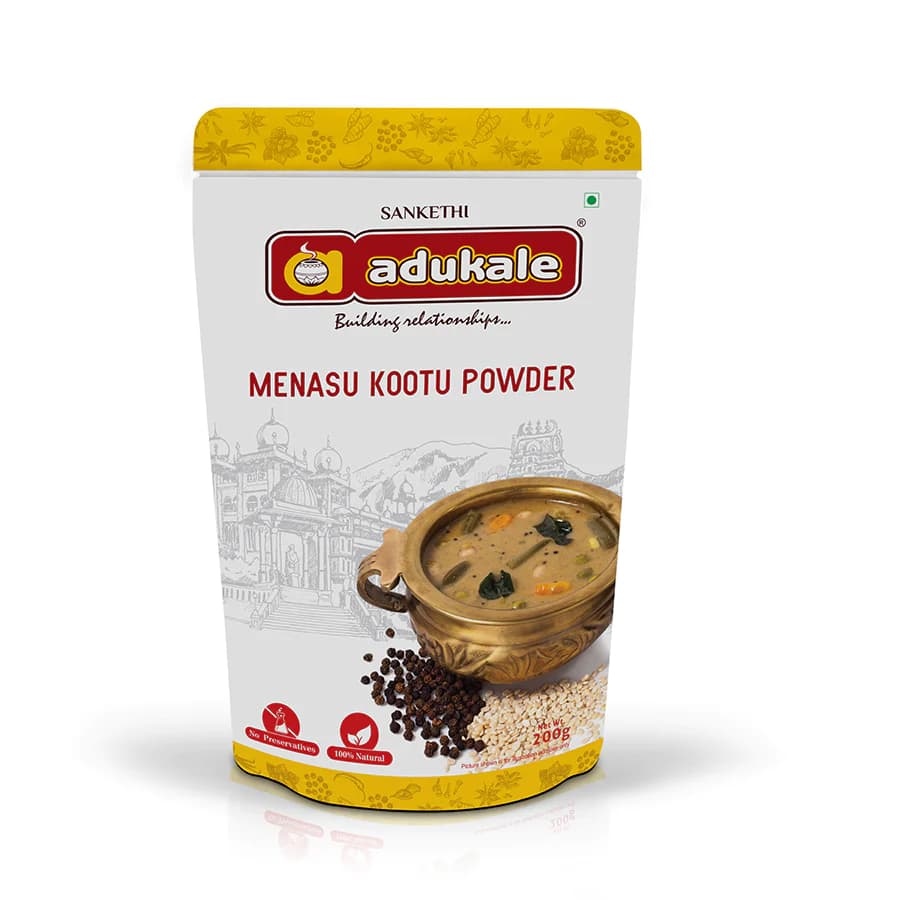 200 G Menasu Kootu Powder Unique Podi Pudi Adukale ShopIndianProductsa