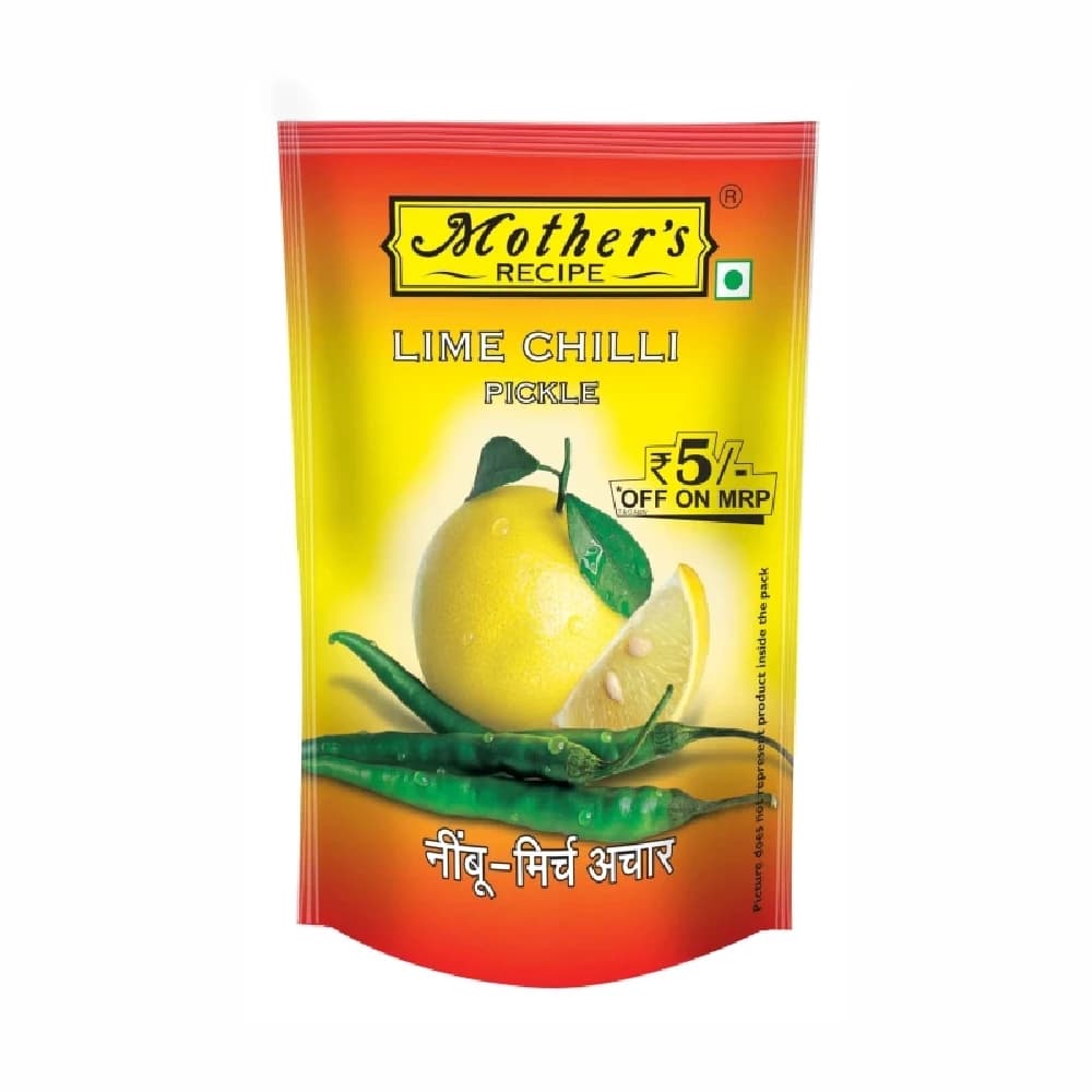 200 G Mothers Recipe Lime Chilli Pickles ShopIndianProductsa