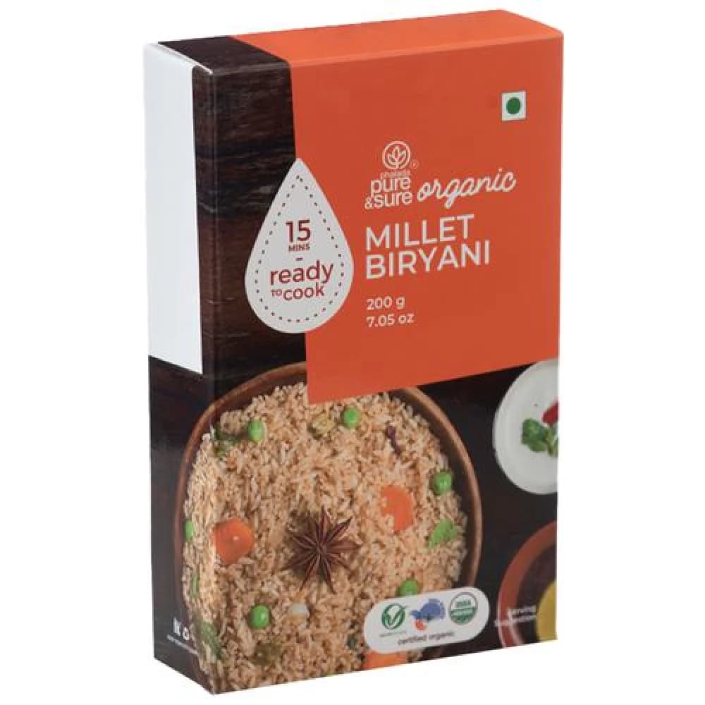 200 G Pack Phalada Pure Sure Organic Millet Biryani Nutritious ShopIndianProductsa