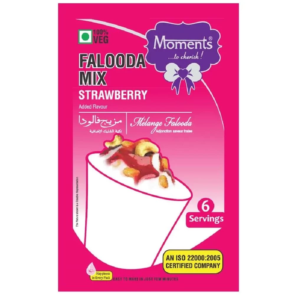 200 G Pouch Moments Falooda Mix Strawberry ShopIndianProductsa
