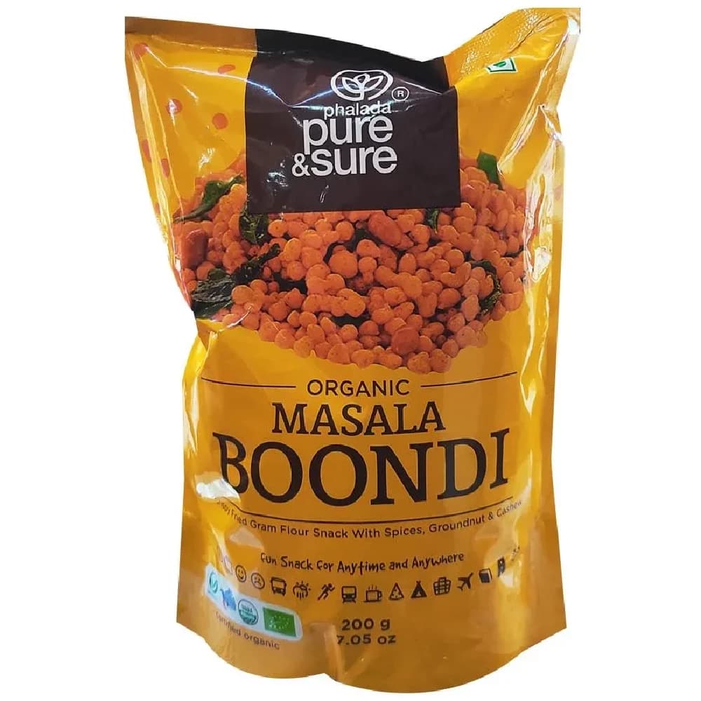 Phalada Pure & Sure Organic Masala Boondi — 200 g